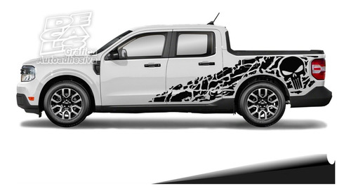 Calcomanía Ford Maverick Punisher Calavera Juego