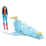 Dc Super Hero Girls Wonder Woman & Invisible Jet Muñecas, .