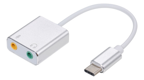 Adaptador De Audio De Tarjeta De Sonido A Usb Tipo C