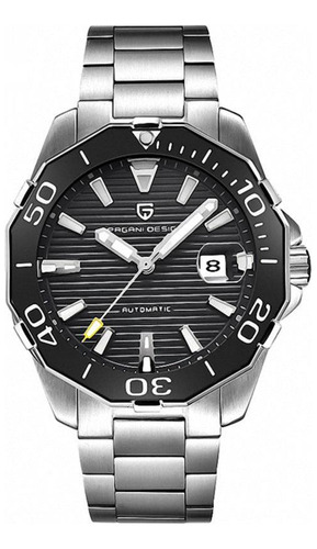 Reloj Pagani Design Pd1617 Aquaracer Automático Negro