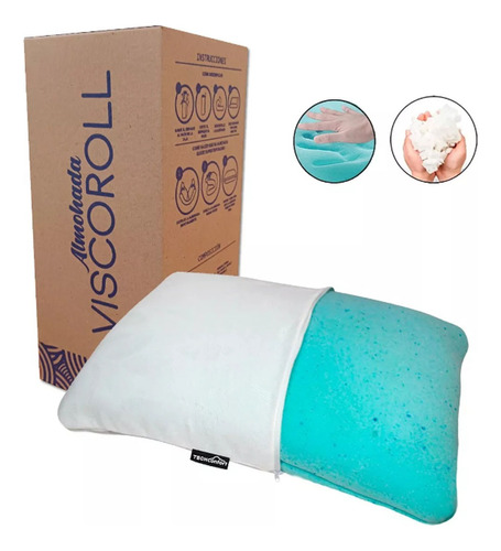 Almohada En Espuma Viscoelástica Memory Foam  Grande (queen)