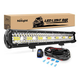 Barra De Luz Led De 20 Pulgadas, 420 W, Combo De Punto De In