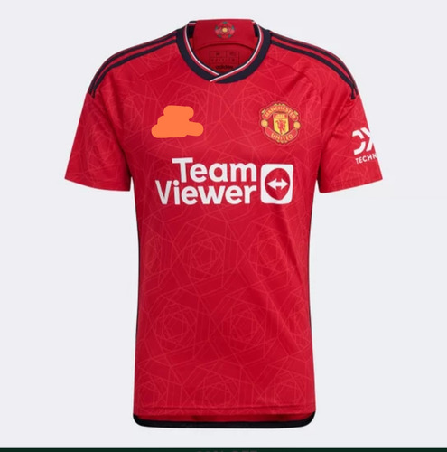 Camisa Manchester United 23/24 Vermelha Versão Torcedor 