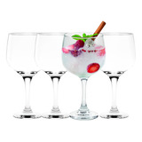 Set 4 Copas Gin Tonic 653 Ml Coctel Ramazzotti Linea Cristar