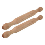 2 Rodillo De Madera Reposteria Pizza Galletas Cocina 13509