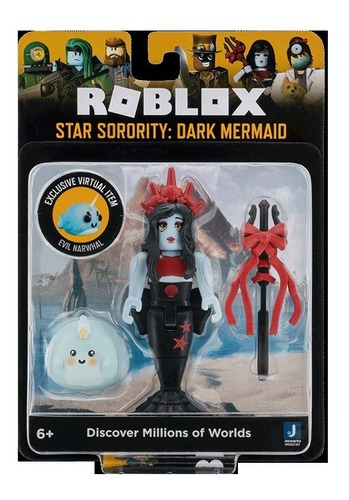Roblox Dark Mermaid +codigo Virtual Para/juego Jazwarez