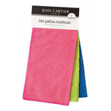 Set X 3 Paños De Cocina Super Absorbentes Jean Cartier