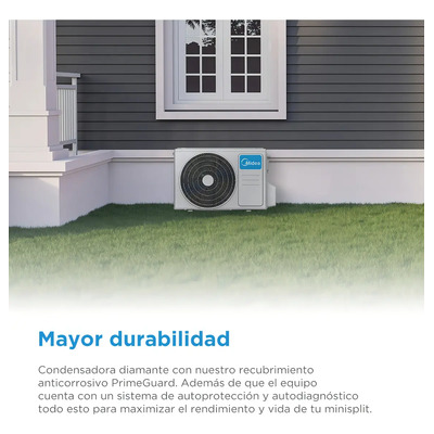 Minisplit Midea Max Fresh On Off, 1 Ton, Sólo Frío, Blanco | Meses sin interés