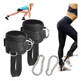 Par Grilletes Correas Tobillo Talonera Gym Abductor Gluteo