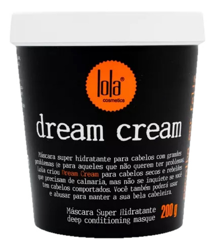 Lola Cosmetics Dream Cream Mascara Ultra Hidratante X 200g