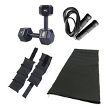 Kit Entrenamiento Colchoneta, Mancuer3kg, Tobilleras3kg Soga