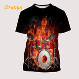 Playera Con Impresión 3d Musical Instrument Drum