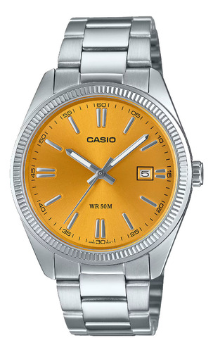 Reloj Casio Mtp 1302d 9v Acero Fechador Sumergible 50m