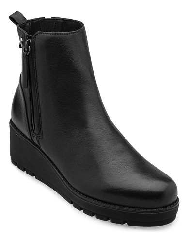 Dockers Media Bota Plataforma D1224372 Negro Piel Vacuno