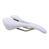 Selim Bicicleta Argon Romin Branco Vazado P/ Speed Mtb 143mm