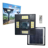 Foco Solar 300w 360° Sensor Movimiento + Control Y Soporte