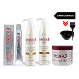 Kit Shock3 500ml 4 Itens Nutra Hair