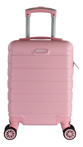 Mala De Viagem Infantil Yins Abs 16 Rosa Claro