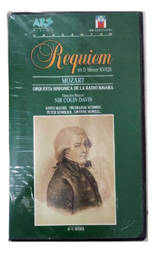 Requiem En D Menor Mozart Vhs Original 