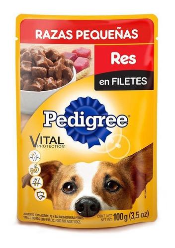 Alimento Para Perro Pedigree Res Razas Pequeñas 100 G