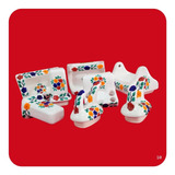 Accesorios De Baño De Cerámica Tipo Talavera 8 Piezas M10