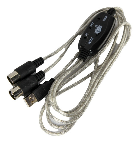 Interfase Cable Teclado Midi Usb Controlador 1.8 Nisuta Htec