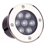 Kit 10 Balizador Luminária Led Chão 7w Embutir Piso Jardim