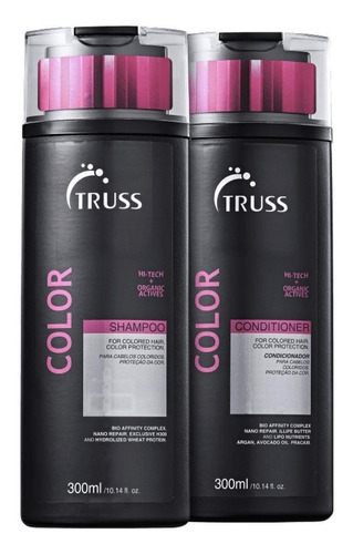 Kit Truss Color Shampoo 300ml + Condicionador 300ml + Brinde