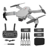 Drone E88 Pro Dual Câmera Mais 3  Baterias E Caise 2.4ghz