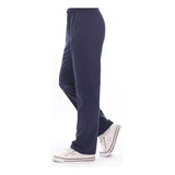 Pantalon Jogging Talle Especial Recto Cierre Ambos Bolsillos