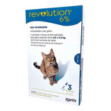 Combo Revolution Gato 45 Mg 2,6 A 7,5 Kg 3 Pipetas