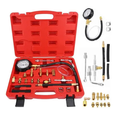 0-140 Psi Fuel Pump Fuel Pressure Gauge Gasoline Tester