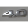 Emblema 4.0 De Toyota Hilux Par Metal Pulido Toyota Hilux