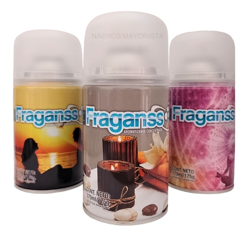 Fragancia Aromatizador Packs X6 Concentrado Repuesto Aerosol