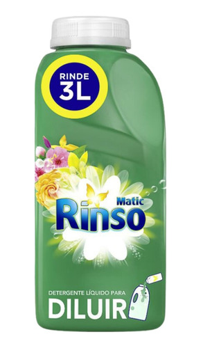 Rinso Detergente Líquido Para Diluir 500ml Rinde 3lt X 6unid