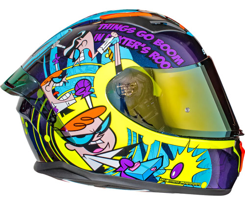 Casco Integral Shaft Dexter Sh582 Moto Mica Iridium Moteros