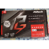 Placa De Video Asrock Amd Radeon Rx 580 8gb  Oc