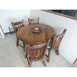 Comedor Madera Maciza Punta Larga