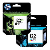 Hp 122xl Negro + Hp 122 Color  Original Combo