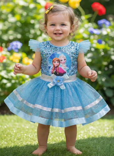 Vestido / Disfraz Elsa Niña Disfraz Princesa Elsa Pañalero + Tutu