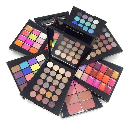 Makeover Set Maquillaje Sombras Ojos Rubor Labiales Jes-177