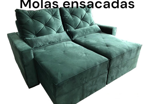 Sofá Victória Molas Ensacadas Melhor Conforto