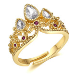 Anillo Niche Fashion Con Forma De Corona De Caramelo, Decora