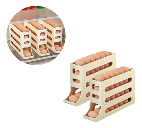 Caja De Almacenamiento De Refrigerador Multifuncional De 2 P