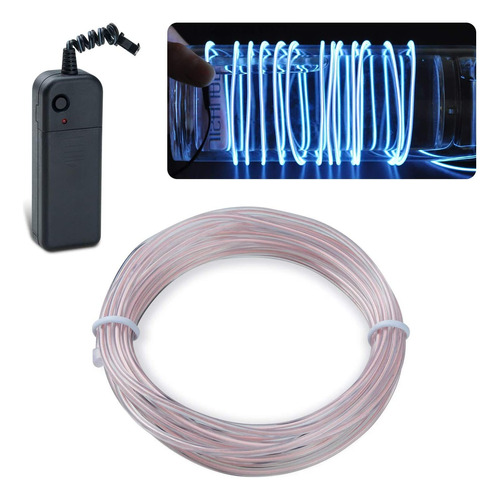 Wire Hilo 1m Traje Luminoso Luz Tira Neon Cable Led
