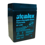 Bateria Gel Recargable Atomlux 6v 4,2ah Luz Emergencia Ups