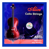 Juego De Cuerdas Alice Para Chelo Cello A803
