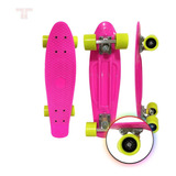 Skate Iantil Mini Cruiser Meninos E Meninas Rápido Cor Rosa-chiclete