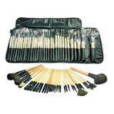 Set 32 Pinceles Y Brochas Maquillaje + Bolso Organizador