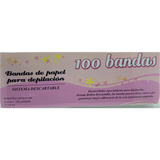 Banda Depilatoria Descartables Pack X 100 Unidades